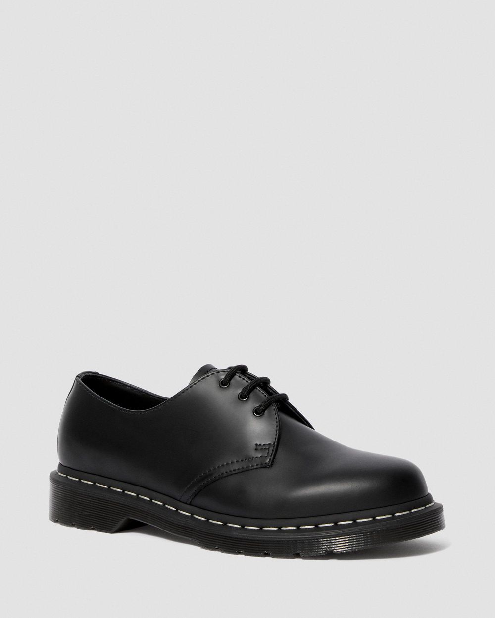 Dr Martens 1461 Contrast Stitch Smooth Kožené Oxford Topánky Damske ( Čierne ) SK 854-LVTFSE